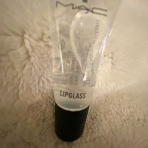 MAC lipglass lip gloss clear .24 fl oz. travel size New